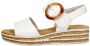 Gabor Witte Sandaal 550.2 Comfort Stijl White Dames - Thumbnail 4