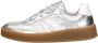 Gabor Sneakers zilver Imitatieleer Dames - Thumbnail 2