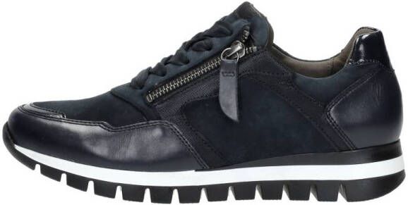 GABOR Lage Sneakers Dames 438 Maat: 37 Materiaal: Leer Kleur: Blauw - Foto 10