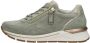 Gabor Sneakers Dames Lage sneakers Damesschoenen Suède 86.587 Groen - Thumbnail 2