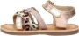 Gioseppo leren sandalen met glitters roségoud - Thumbnail 4