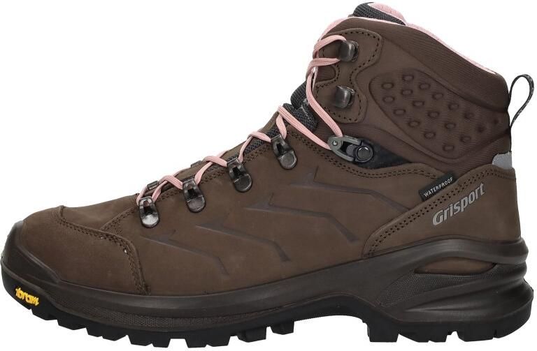 Grisport Venture Mid bruin roze wandelschoenen uni (a) - Foto 2