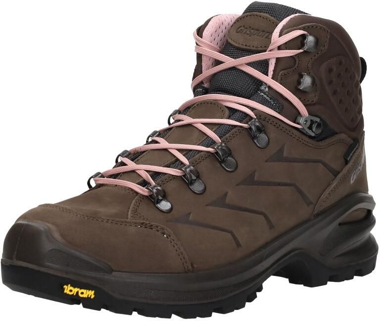 Grisport Venture Mid bruin roze wandelschoenen uni (a)