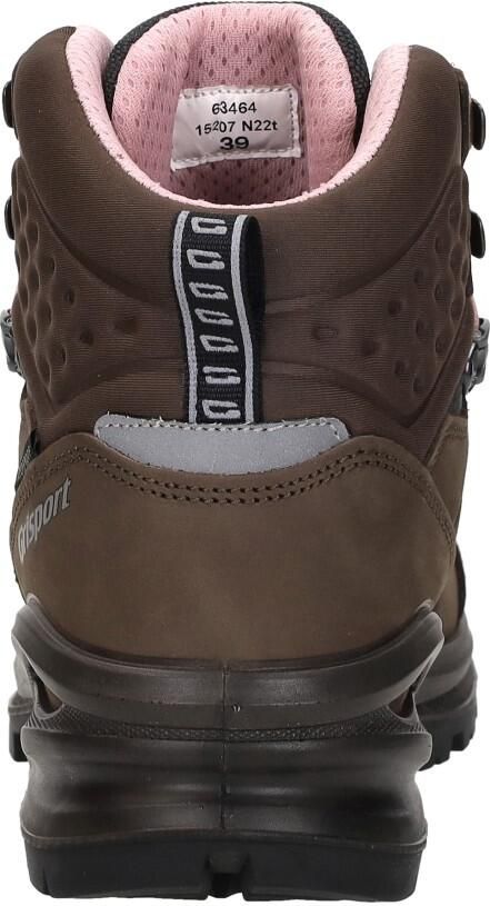 Grisport Venture Mid bruin roze wandelschoenen uni (a) - Foto 7