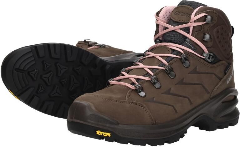 Grisport Venture Mid bruin roze wandelschoenen uni (a) - Foto 6