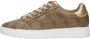 Guess Sneakers met Logo Print in Urban Stijl Beige Dames - Thumbnail 3