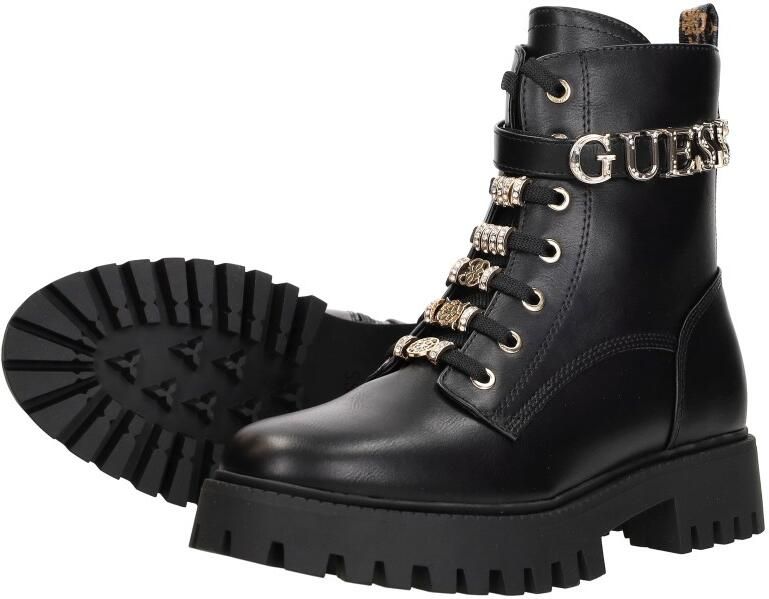 GUESS dameslaarzen met veters Ficki zwart - Foto 2