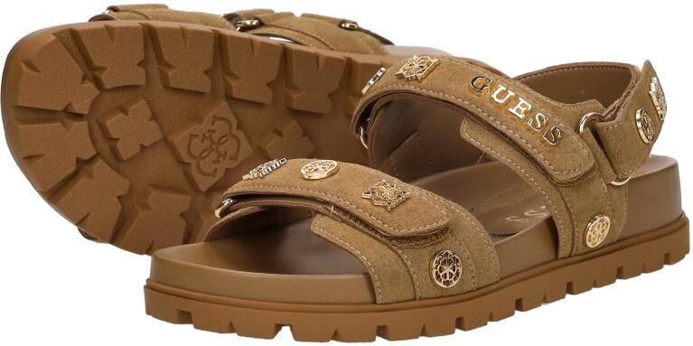 GUESS dames sandalen Florizi bruin - Foto 7
