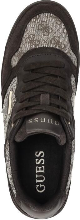 GUESS Miram 16 Sneakers Laag Donkerbruin - Foto 8