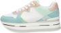 Guess Witte Sneakers met All Over Logo en Pastel Multikleurige Inzetstukken Multicolor Dames - Thumbnail 3