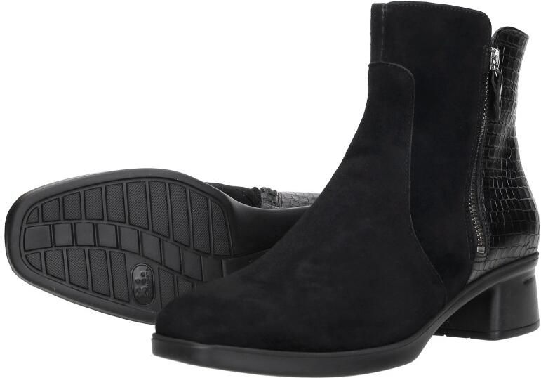 Hartjes Dames enkellaars Blues Boot Artikel 172.1902 34 01.01 Zwart Combi - Foto 6