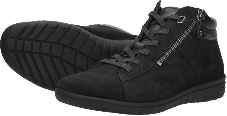 HARTJES Hoge Sneakers Dames 172.0836 Casual Boot Maat: 40 Materiaal: Nubuck Kleur: Zwart - Foto 6