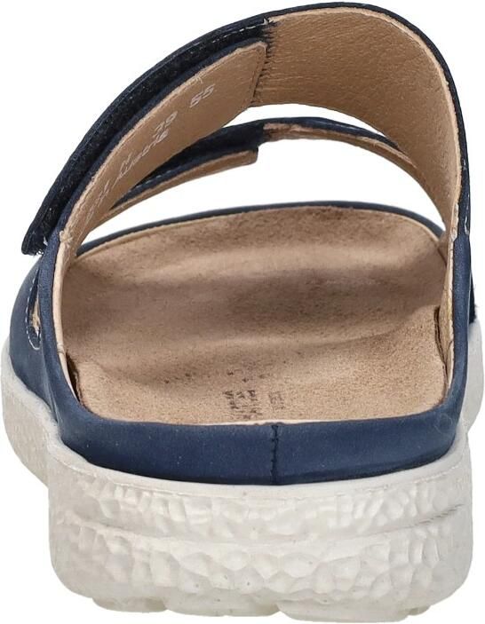 Hartjes 122.1221 20 48.00 H Slippers Blauw Nubuck Dames Breedtemaat H 100% Chroomvrij Blauw - Foto 9