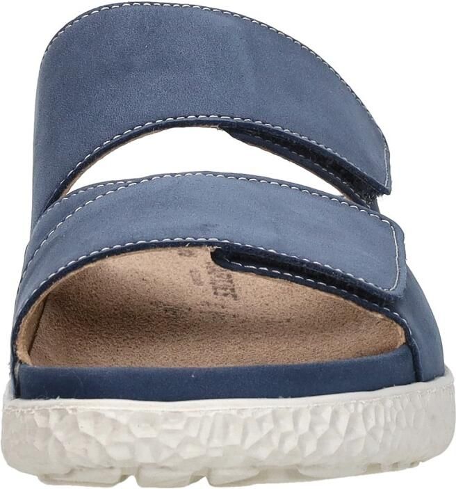 Hartjes 122.1221 20 48.00 H Slippers Blauw Nubuck Dames Breedtemaat H 100% Chroomvrij Blauw - Foto 6