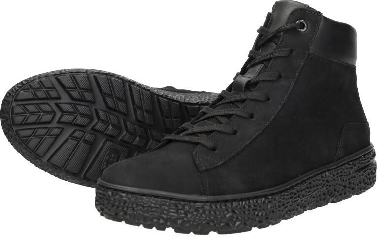 HARTJES Hoge Sneakers Dames Nub Mid Sneaker 37 5 Suède Zwart - Foto 10