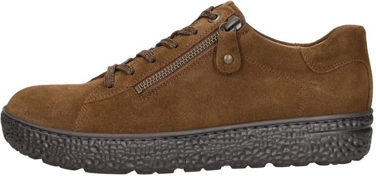 Hartjes 162.1401 30 53.00 Sneakers Bruin Suede Dames Breedtemaat H Bruin - Foto 2