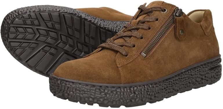 Hartjes 162.1401 30 53.00 Sneakers Bruin Suede Dames Breedtemaat H Bruin - Foto 6