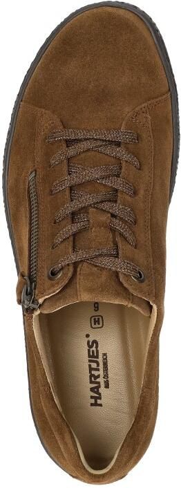 Hartjes 162.1401 30 53.00 Sneakers Bruin Suede Dames Breedtemaat H Bruin - Foto 8