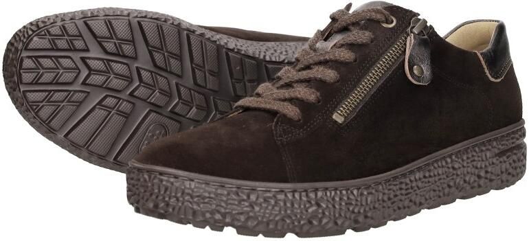 Hartjes 162.1417 34 77.38 H Sneakers Donker Bruin Suede Dames Donker Bruin - Foto 7