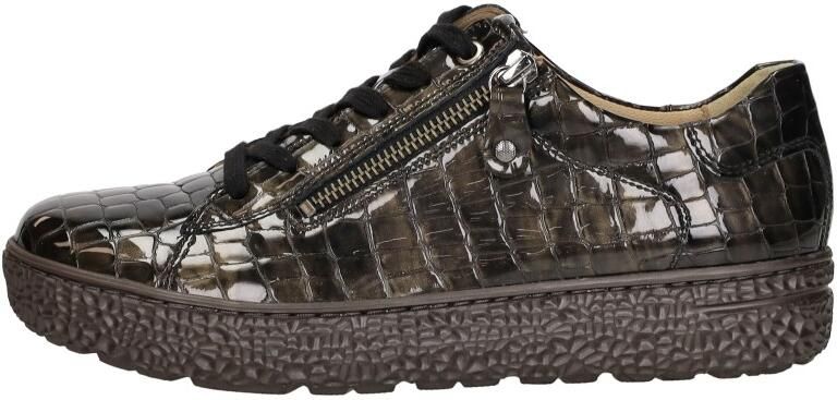 HARTJES Sneakers Dames Combi Met Hiel Suede H Ls Sneaker 41 5 Suède Taupe - Foto 6