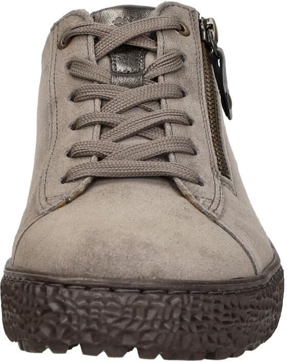 HARTJES Sneakers Dames Combi Met Hiel Suede H Ls Sneaker 41 5 Suède Taupe - Foto 7