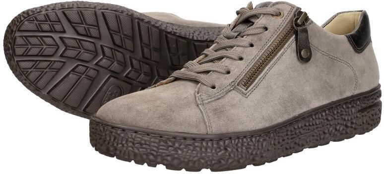 HARTJES Sneakers Dames Combi Met Hiel Suede H Ls Sneaker 41 5 Suède Taupe - Foto 13