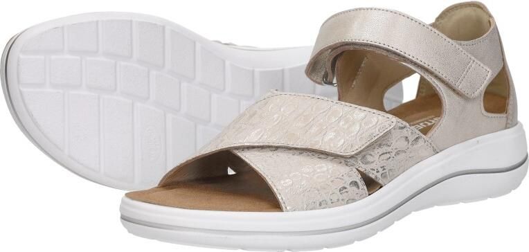 Hartjes Pop Sandale Sandalen Plat Goudkleur - Foto 7