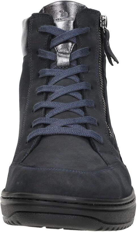 Hartjes 172.1707 21~~~~~~~~~~~~~~~~~~~ Hoge sneakersVeterlaarzenDames veterschoenenDames sneakersHalf-hoge schoenen Blauw