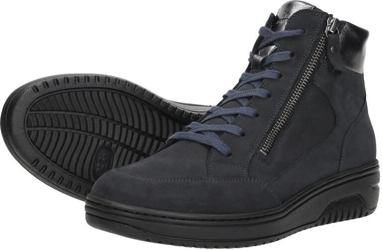 Hartjes 172.1707 21~~~~~~~~~~~~~~~~~~~ Hoge sneakersVeterlaarzenDames veterschoenenDames sneakersHalf-hoge schoenen Blauw - Foto 2