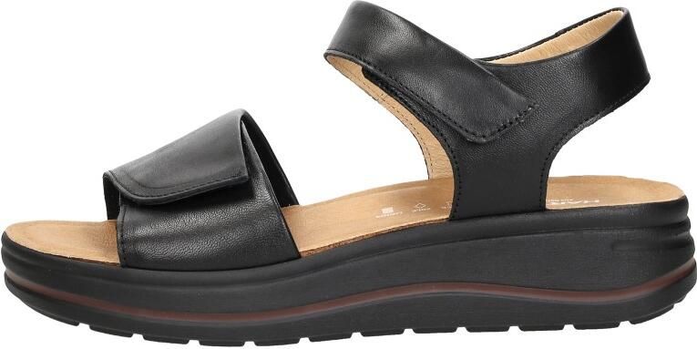 Hartjes 132.2002 10 01.00 H Zwarte Leren Sandalen 100% Chroomvrij Zwart - Foto 7