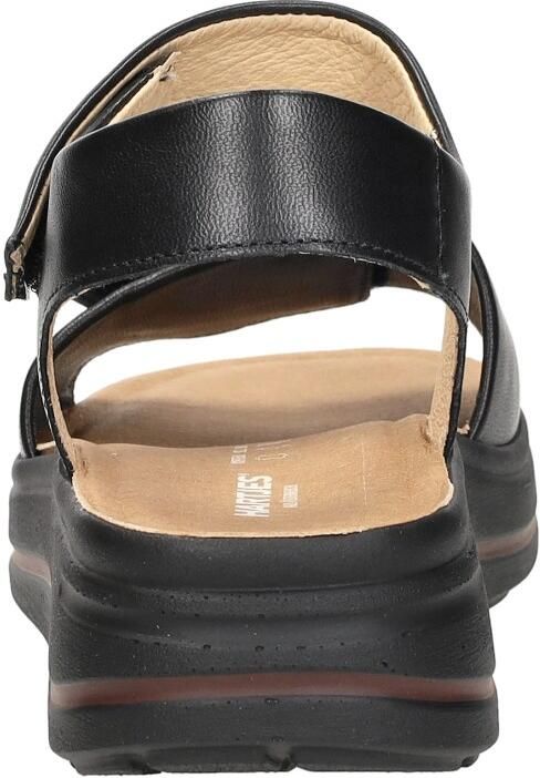 Hartjes 132.2002 10 01.00 H Zwarte Leren Sandalen 100% Chroomvrij Zwart - Foto 9