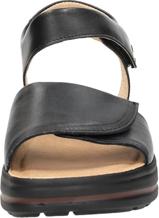 Hartjes 132.2002 10 01.00 H Zwarte Leren Sandalen 100% Chroomvrij Zwart - Foto 8