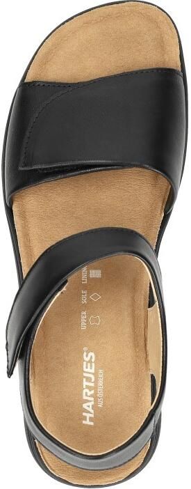 Hartjes 132.2002 10 01.00 H Zwarte Leren Sandalen 100% Chroomvrij Zwart - Foto 12