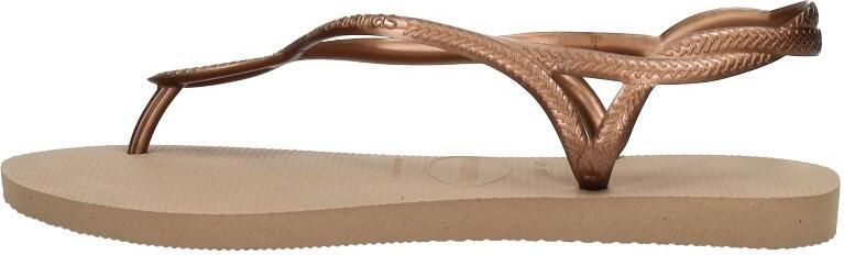 HAVAIANAS Teenslippers Dames Luna Maat: 41 Materiaal: Rubber Kleur: Brons - Foto 8