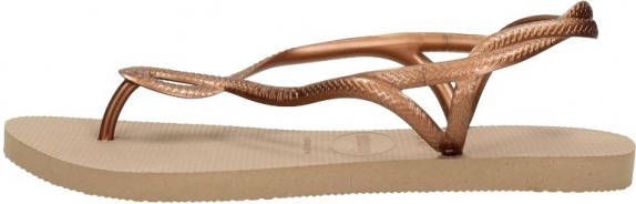 HAVAIANAS Teenslippers Dames Luna Maat: 41 Materiaal: Rubber Kleur: Brons - Foto 10