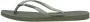 Havaianas Slim logo metallic Groen Rubber Teenslippers Dames - Thumbnail 3