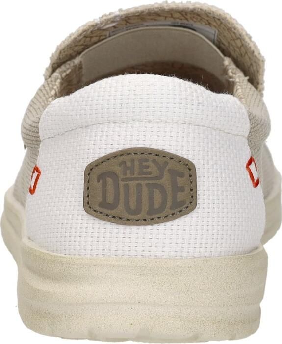 Hey Dude HEYDUDE Mikka Braided Heren Instappers Off White Beige Wit HD40124-1LB - Foto 12