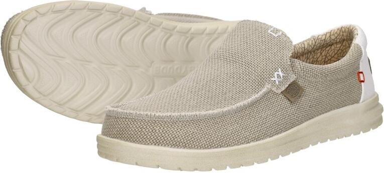 Hey Dude HEYDUDE Mikka Braided Heren Instappers Off White Beige Wit HD40124-1LB - Foto 13