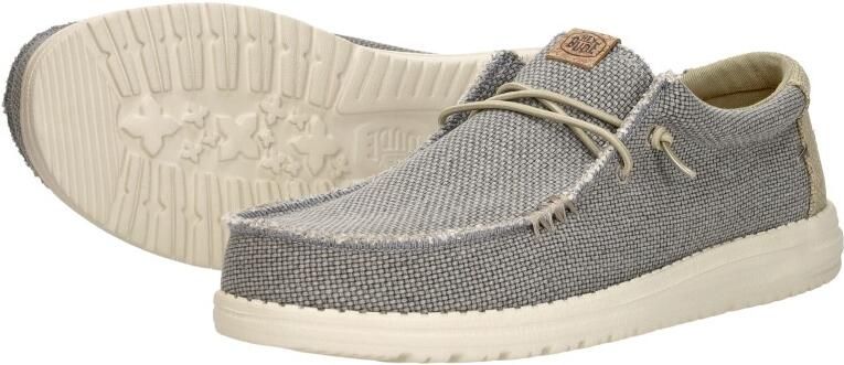 HEYDUDE Instappers Wally Braided Flannel HD40003-1YF Grijs - Foto 11