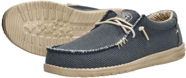 Hey Dude HEYDUDE Wally Braided Heren Instappers Blue Night Blauw HD40003-4NM - Foto 10