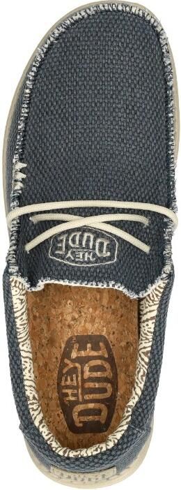 Hey Dude HEYDUDE Wally Braided Heren Instappers Blue Night Blauw HD40003-4NM - Foto 11