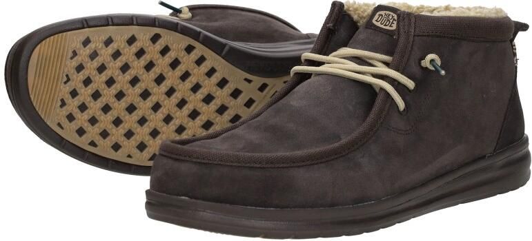 HEYDUDE Wally Mid GripR Warmth Heren Instappers Mole Brown - Foto 6