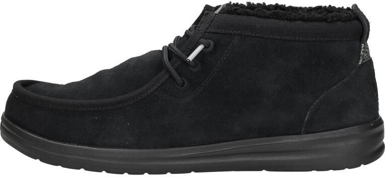 HEYDUDE Wally Mid Gripr Warmth Heren Schoenen Zwart Maat: 42 Suède Foot Locker - Foto 3