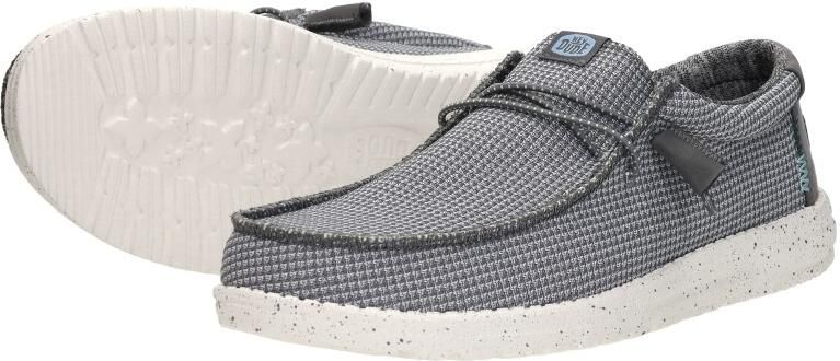 Hey Dude Sportieve Mesh Mocassin Schoenencollectie Gray Heren - Foto 8