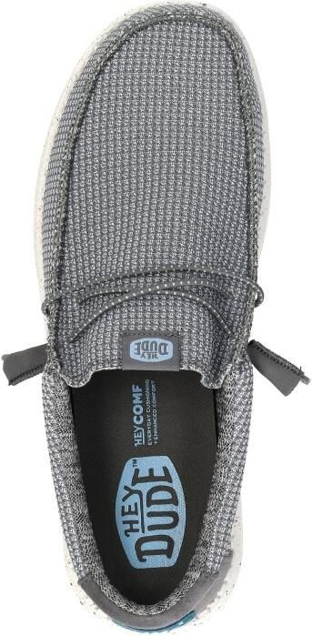 Hey Dude Sportieve Mesh Mocassin Schoenencollectie Gray Heren - Foto 9