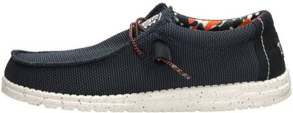 HEYDUDE Hey Dude Wally Sox Stitch Blue Multi Instappers Heren - Foto 2