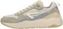 HUB Glide chunky suède sneakers lichtgroen beige - Thumbnail 2