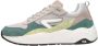 HUB Glide chunky suède sneakers beige groen - Thumbnail 2