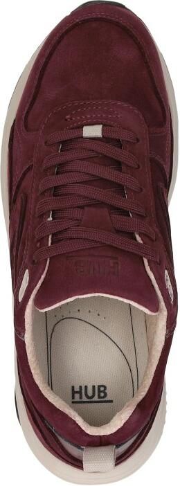 Hub Footwear Sneakers Glide Sneakers Laag Bordeaux Maat - Foto 7
