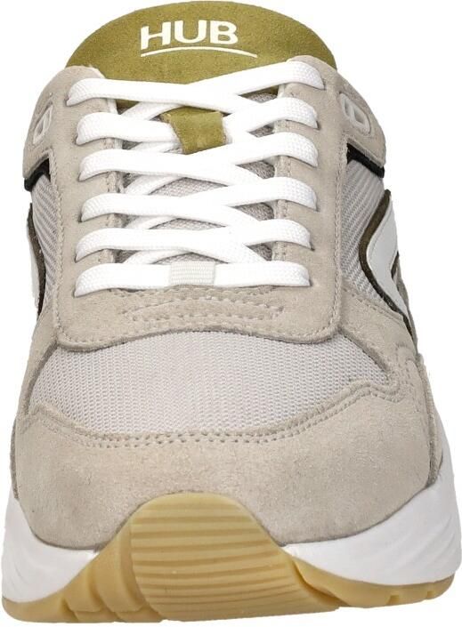 Hub Glide light bone white dark olive Suede Heren - Foto 6